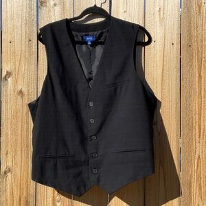 Take 50% OFF- APT.9 Men’s Black Linen Vest, Size-XL
